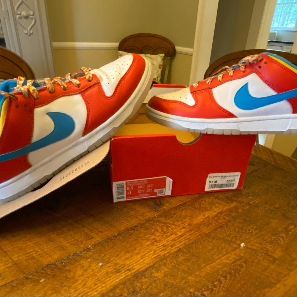 Nike Dunk Low- LeBron James Fruity Pebbles edition
